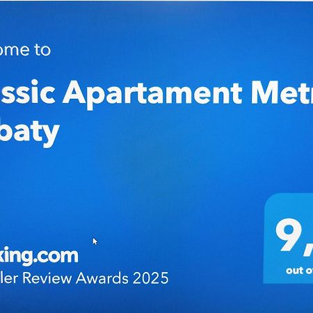 Classic Apartament Metro Kabaty Varšava Exteriér fotografie